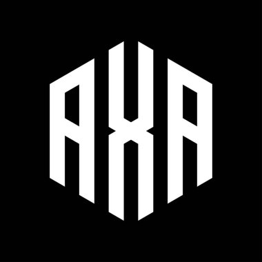 Lüks Markalaşma için AXA Monogram Harf Logosu