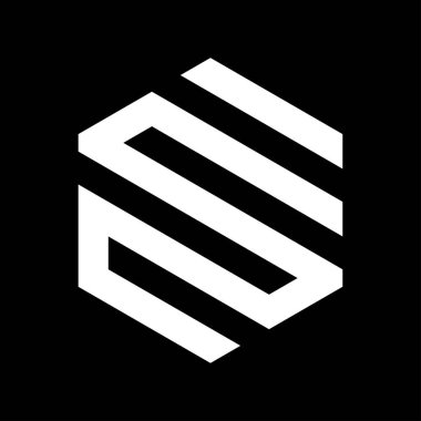 Zarif İzlenimli Minimalist NNI Harf Monogramı Logosu