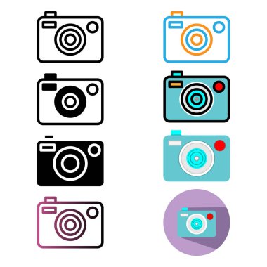 Kamera Simgesini ayarla. Düzenlenebilir Felç Simgesi Koleksiyonu. Web siteleri ve mobil uygulamalar için kullanılabilir.