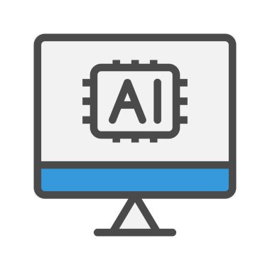 Monitör Al Renk Simgesi. Düzenlenebilir İnme Simgeleri. Web, mobil uygulamalar ve yazılım için kullanılabilir.