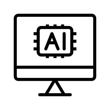 Monitör Al Taslak Simgesi. Düzenlenebilir İnme Simgeleri. Web, mobil uygulamalar ve yazılım için kullanılabilir.