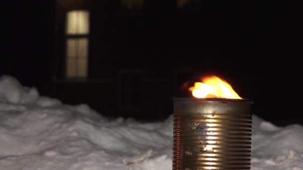 Brandende Trench Kaarsen Worden Gemaakt Door Volunteer Helpers Hulp Voor — Stockvideo