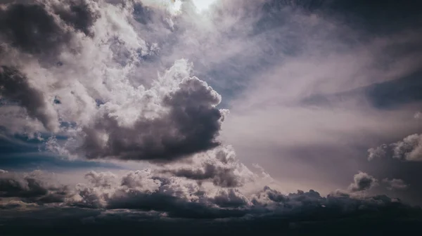 Nubes Tormenta Vista Drones Gran Tormenta Con Nubes Lluvia —  Fotos de Stock