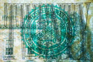 20 dolar yakın çekim. 20 dolarlık banknot, göz Jackson geçmişi. Nakit 20 Amerikan dolarının ayrıntıları. Eski Amerikan dolarları, eski Amerikan dolarlarının detayları.