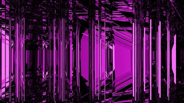Абстрактная Фоновая Кристаллизованная Фиолетовая Иллюстрация — стоковое фото