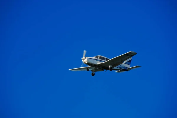 Avion Planeur Volant Dans Ciel — Photo