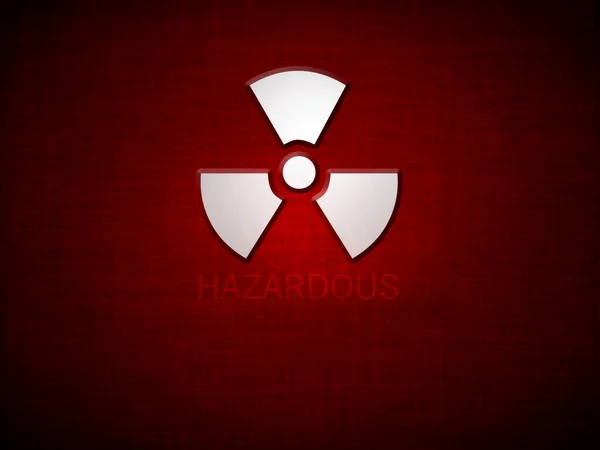 Danger Hazard Sign Red Texture — Stock Photo, Image
