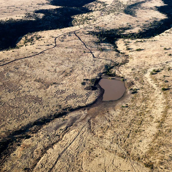 亚利桑那州的空中景观景观 — 图库照片