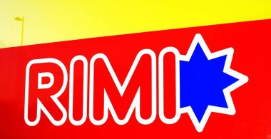 kırmızı süper işaretli logo RIMI