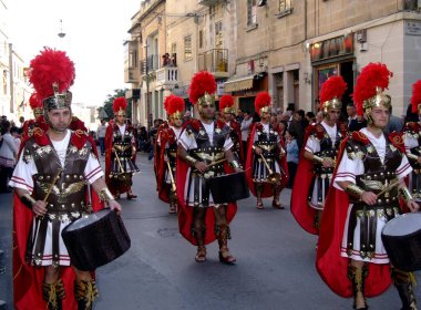 Roma şehrine yürüyün 