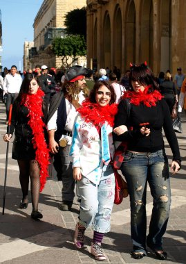 İnanılmaz bir sokak karnavalı. Sokak etkinliği kavramı