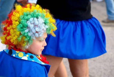 Karnaval geçit Festivali katılımcıları