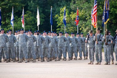 US Army Basic Training Graduation, Ft. Benning, GA clipart