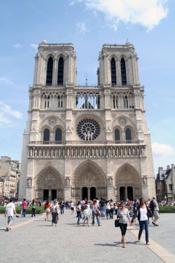 Paris, Fransa 'daki Notre dame Katedrali