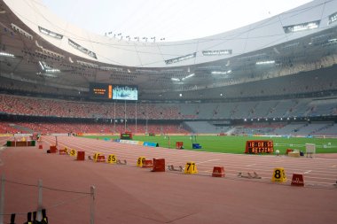 Olimpiyat Stadyumunun saha manzarası