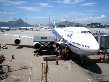 Hong Kong havaalanı. ulaşım, seyahat kavramı