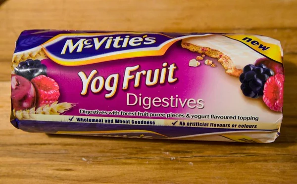 Yog Fruit Biscuits — Stock Photo, Image