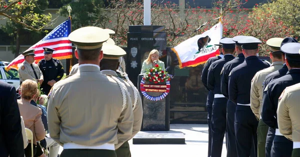 Ventura Lçesi Barış Memurları Anma Töreni Mayıs 2008 — Stok fotoğraf