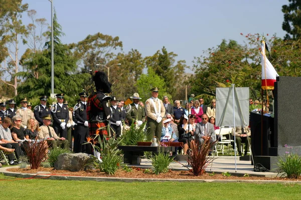 Pomnik Oficerów Pokoju Hrabstwa Ventura Czwartek Maja 2008 — Zdjęcie stockowe