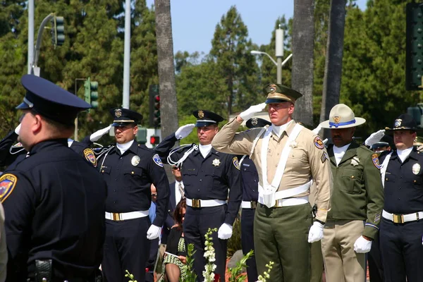 Pomnik Oficerów Pokoju Hrabstwa Ventura Czwartek Maja 2008 — Zdjęcie stockowe