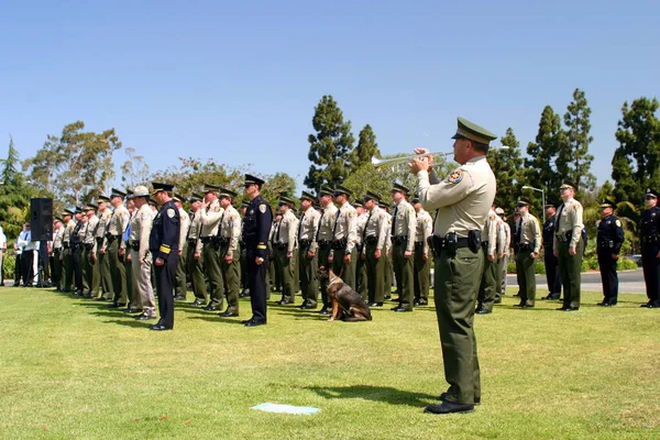 Servicio Conmemorativo Oficiales Paz Del Condado Ventura Jueves Mayo 2008 — Foto de Stock