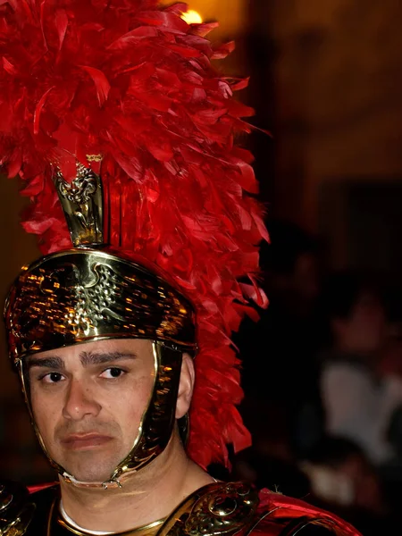 Centurion Romain Acteurs Costumes Authentiques — Photo