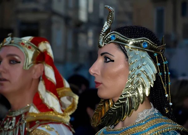 Cleopatra Vrouw Oude Kleren — Stockfoto
