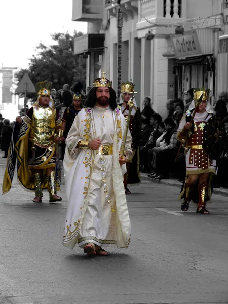 耶稣受难日游行 宗教活动 — 图库照片