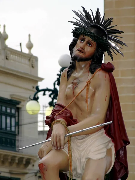 Jesus Christ Statue Barcelona — Stock Photo, Image