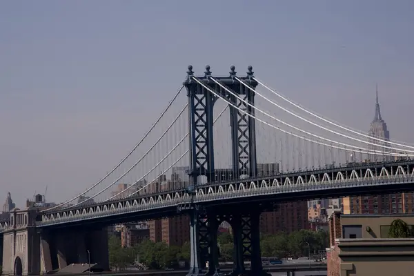 Vista Del Puente Manhattan Ciudad Nueva York — Foto de Stock