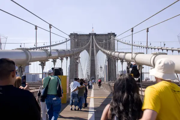 Top Brooklyn Bridge — Stock Photo, Image