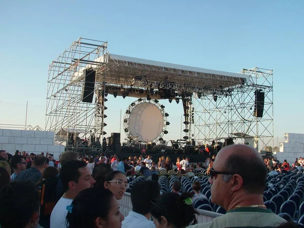 Pink Floyd Concert Australia Crowd People — Stock Photo, Image