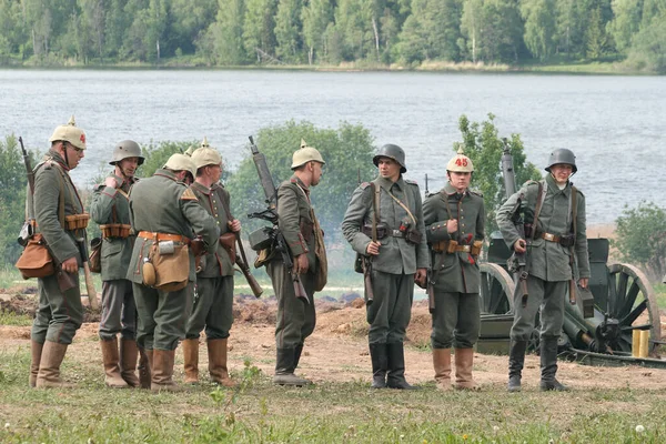 World War Reenacting — Stock Photo, Image