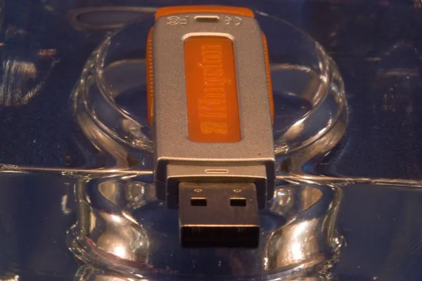 USB stick close up