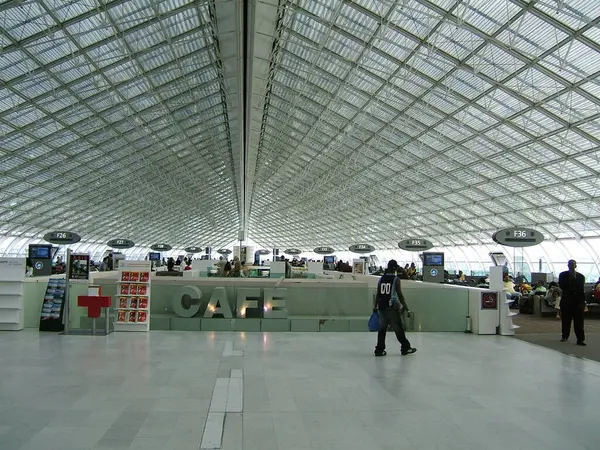 Interior Modern Airport — Stock Photo, Image