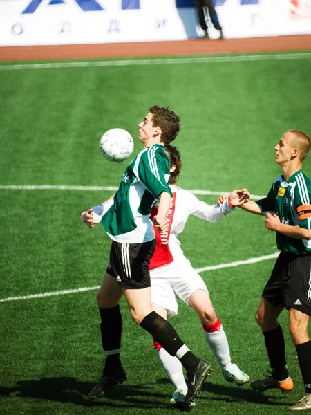 Athletic Football Players Football Match — Stock Photo, Image