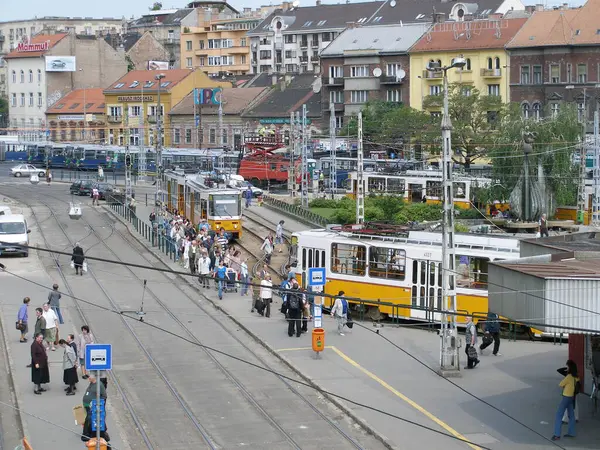 Budapeşte Deki Tren Istasyonu — Stok fotoğraf