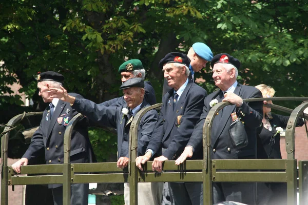 Soldati Militari Alla Parata Giorno Dei Veterani — Foto Stock