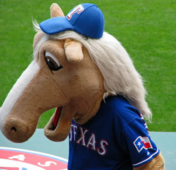 Texas Rangers Mascot Captain Former Texas Editorial Stock Photo