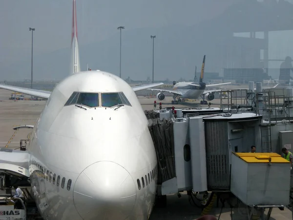 Hong Kong Airport Transportation Travel Concept — Stock Photo, Image