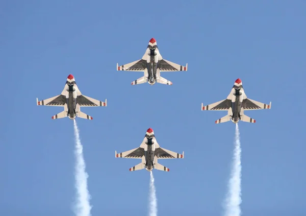 Fighter Jet Formation Sky — Stock Photo, Image