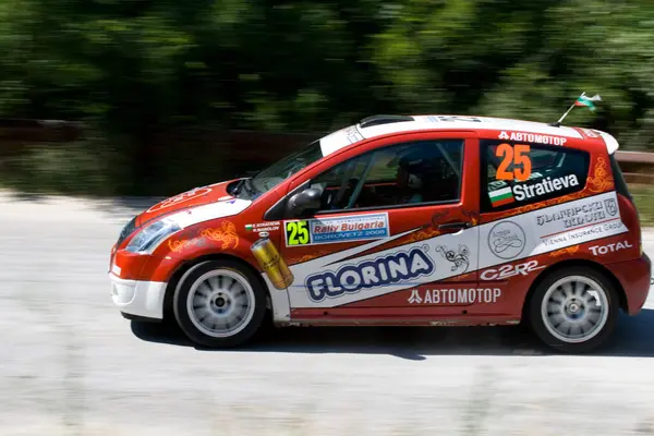 Ekaterina Stratieva Citroen Rallye Bulharsko 2008 — Stock fotografie