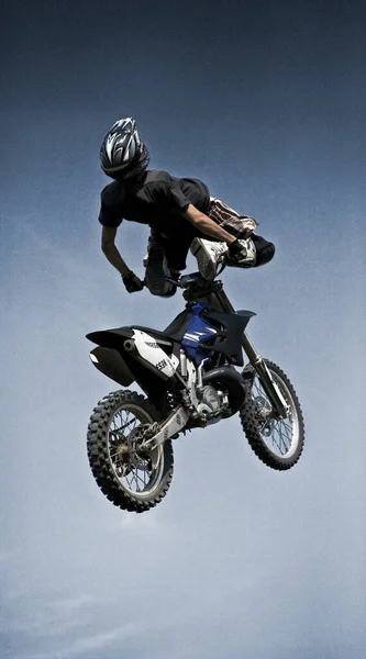 Racer Motorcycle Extreme Sports Concept — Stock Photo, Image