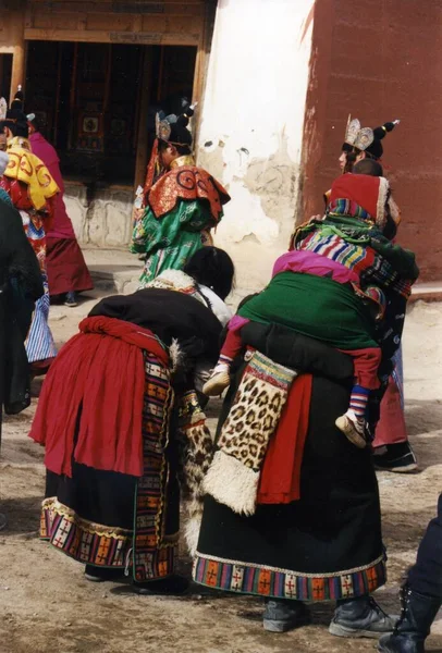 People Tibetan Festival — Stock Photo, Image