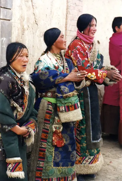 Tibet Festivali 'ndeki insanlar