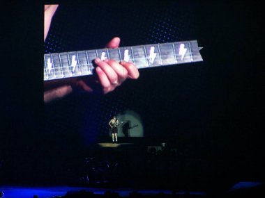 ACDC dünya turundan bir fotoğraf. 