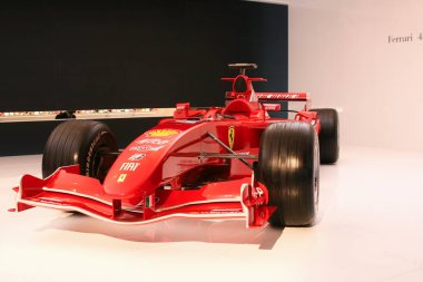 Ferrari uluslararası motor fuarı sergisinde