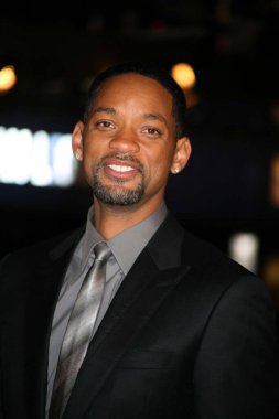 Aktör Will Smith I 'm Legend Prömiyerinde 