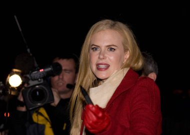 Nicole Kidman 27 Kasım 2007 'de Londra, İngiltere' de Odeon Leicester Meydanı 'nda 