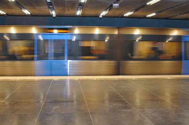 Stockholm insanlar yeraltı metro istasyonu, İsveç, Scandinavia, Europe